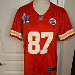 Travis Kelce Womens NFL Jersey with Number 87